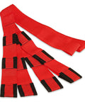 Two Person Furniture Moving Straps Set for Heavy Lifting of Couches and Appliances, 800 lb Capacity, Firehouse Red material.