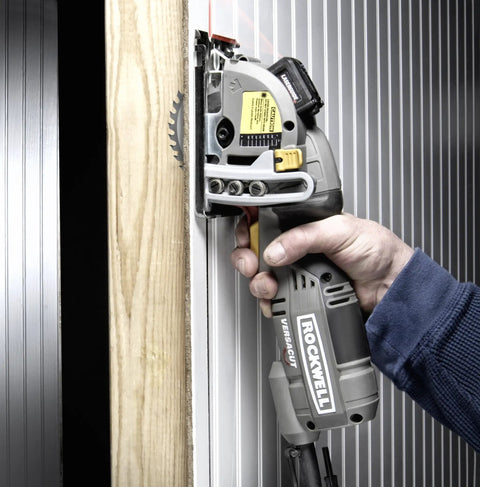 Professional 3 Piece Circular Saw Blade Kit For Versacut in use cutting through wood with precision.