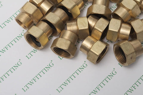 Beefy Brass Hose Adapter 3/4 FHT To 1/2 FIP For Garden Hoses Built To Last High Flow Leakproof Performance Great For Irrigation Pack Of 150