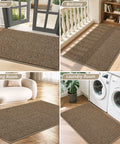 Tough As Nails Dirt Trapper Door Mat For Entryway Non Slip Washable Rug Made From Thick Polypropylene Yarn, indoor and balcony views.