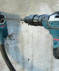 Dust Collection Attachment For SDS Max Hammer Drill With Dual Air Chambers And Wall Suction, Vacuum Nozzle Fits 1-3/8 Inch