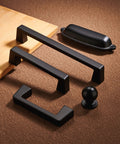 Two Pack 12 Inch Center To Center Kitchen Cabinet Handles Matte Black Arch Bow Pulls For Cabinets Drawers Dresser Bathroom Cupboard
