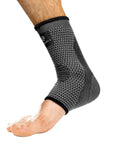 Achilles Tendon Support Ankle Sleeve For Running And Daily Comfort, Plantar Fasciitis Relief, Tendonitis And Flat Feet, Gray Black, One Size Fits Most