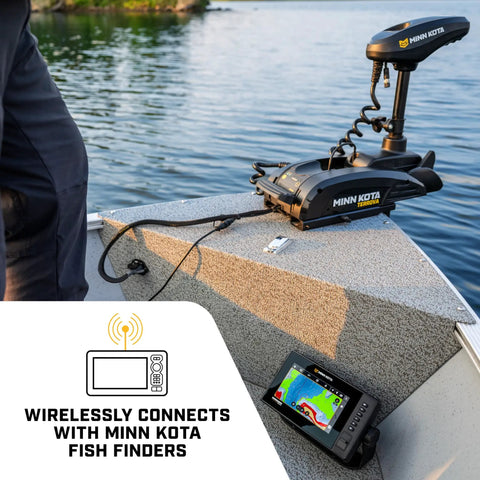 Next Gen Trolling Motor Featuring Dual Spectrum Chirp Sonar And A Rock Solid Spot Lock GPS for seamless fishing with Minn Kota fish finders.