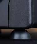 Close-up of High Grade Silicone Audio Isolation Bumpers Four Pack To Slash System Vibes And Dial In Tight Bass For Amps And Decks.