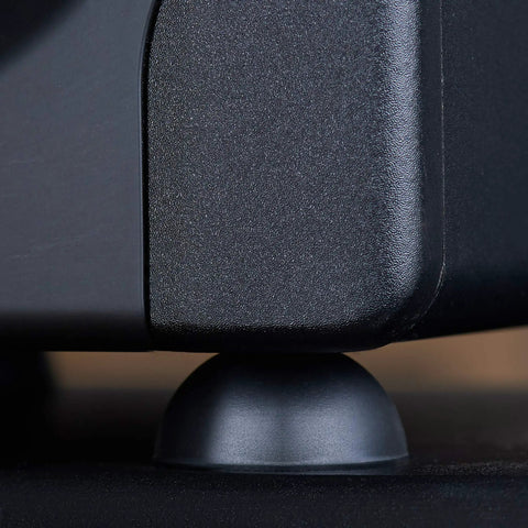 Close-up of High Grade Silicone Audio Isolation Bumpers Four Pack To Slash System Vibes And Dial In Tight Bass For Amps And Decks.