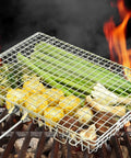 Extra Large Grill Basket For Outdoor Grillin With Detachable Handle, Big Capacity Grill Accessories For Veggies Fish Shrimp And Meats