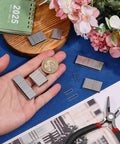 160 Piece Heavy Duty Plantation Shutter Repair Staples Kit with U-shaped pins, stainless steel, for window louver fixes.