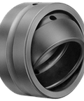 Front view of SB22A spherical bushing single unit, metric, high-carbon steel, steel-on-steel open type, chrome plated, for 22 mm shaft.
