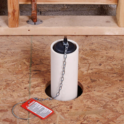 Test Ball 3 Inch Plug Black For DWV Systems with inflatable rubber body sealing round pipe during installation