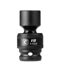 Capri Tools Single 1/2" Drive 19mm Impact Universal Socket