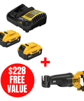 DeWalt Reciprocating Saw DEW-DCB205-2C-DCS384B
