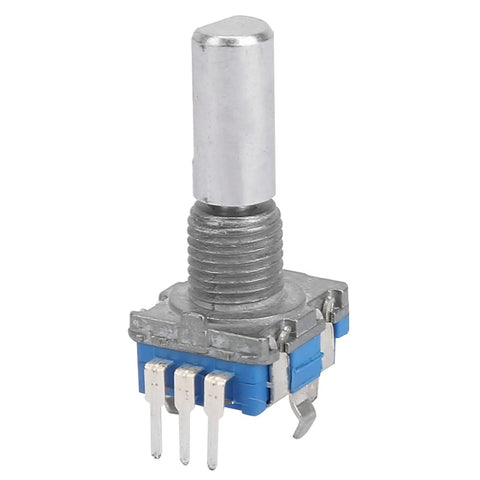 Front view of a Two In One Rotary Encoder Switch With Digital Potentiometer For Cars, Audio, Multimedia And Smart Home Projects, Dual Function Knob