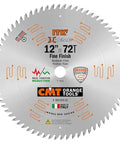 Cmt Itk Compnd Miter Saw Blade, 12"