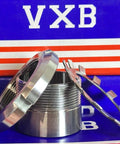 H208 35mm Adapter Sleeve w/Lock Nut & Washer with lock nut and washer on a blue and red background.