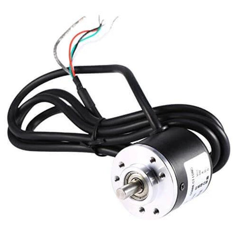 Ultra-Precise 600 Ppr Incremental Rotary Encoder 5V-24V AB Two-Phase Optical Shaft Encoder 6mm Shaft with cable view