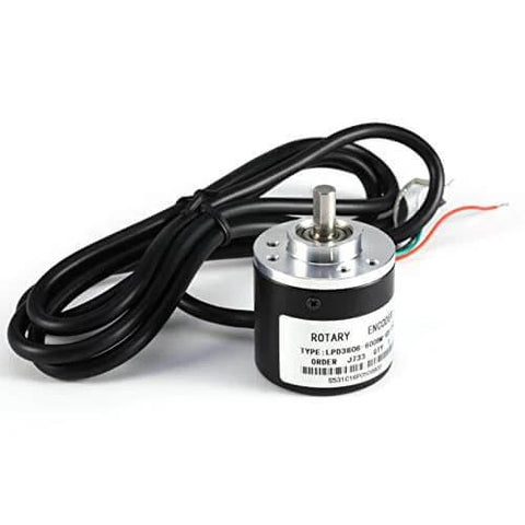 Ultra-Precise 600 Ppr Incremental Rotary Encoder 5V-24V AB Two-Phase Optical Shaft Encoder 6mm Shaft with cable