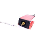 No Touch Eddy Current Displacement Sensor ML33 A Twelve Point Five Millimeter Split Type with connector, showing stainless steel construction.