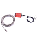 No Touch Eddy Current Displacement Sensor ML33 A Twelve Point Five Millimeter Split Type with stainless steel cable and red connector