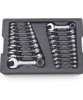GEARWRENCH 20-Piece 12-Point Wrench Set, SAE and Metric