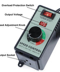 AC Motor Speed Controller 120V 15A Variable Speed Controller & Fan Speed Controller, Electronic Voltage Regulator with LED display