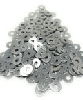 Aluminum Back Up Rivet Washers for 3 16th Inch Rivets Pack of 250 displayed in a pile on a white background.