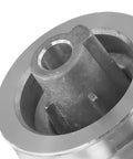 Close-up of the Aluminum Pagoda Pulley Wheel from the Aluminum Pagoda Pulley Wheel Set For Benchtop Drill Press With Four And Five Step V Belt