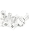 100Pcs Pull Riveting Nuts Kit For Aluminum Panels And Pipes With Storage Box, assorted M3 to M10 sizes, galvanized aluminum rivet nuts