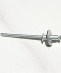 Aluminum Rivet Washer Set For 1/8 Inch Blind Rivets 350 Pcs Corrosion Resistant shown with rivet and washer on white background.