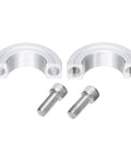Double Split Shaft Collar Clamp For One Inch Shaft Aluminum Two Piece Clamp Fits 1 Inch Shaft With 1.75 Inch OD and 0.5 Inch Thickness