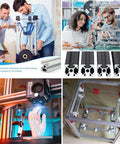 Various applications of 1220mm EU Standard Anodized 2020 T Slot Aluminum Rail for CNC machines, 3D printers, and automation projects