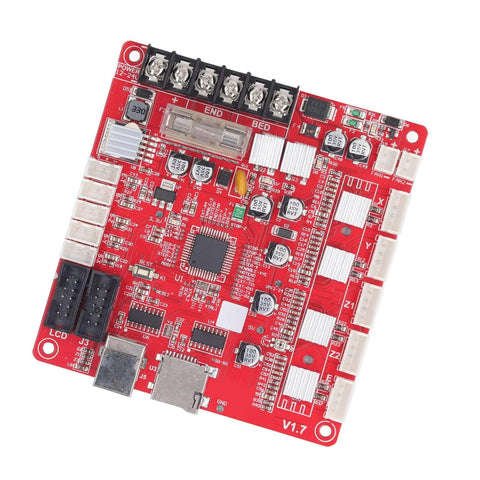 Anet A8 Plus 3D Printer Motherboard Replacement, Integrated Main Board with USB Port for Ramps 1.4 & 2004/12864 LCD Control Panels