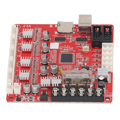 Anet A8 Plus 3D Printer Motherboard Replacement, Integrated Main Board with USB Port for Ramps 1.4 & 2004/12864 LCD Control Panels