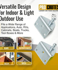 Angled 10mm Ball Stud Mounting Brackets Set Of 4 for gas struts heavy-duty lift support, showcased with applications for cars and windows.