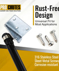Angled 10mm Ball Stud Mounting Brackets Set Of 4 For Gas Struts Heavy Duty Lift Support With Stainless Steel Screws Zinc Plated