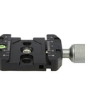 Arca Swiss Style Quick Release Clamp For Tripod Ball Heads And Monopods With Universal Quick Change Plate, showing top view