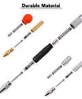 Four Pack 5 Inch and 6 Inch Automatic Center Punch Set With Adjustable Spring Loaded Punches, parts and components displayed