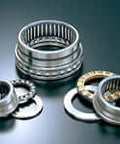 AZK20354.5 Pack of 1 Full-Complement Thrust Needle Roller Bearing, Steel Bore 20 mm, OD 35 mm, Width 4.5 mm, side view