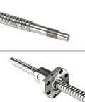 Ball Screw CNC Parts SFU1605 Screw＋NUT, 1pcs Ball Screw + 1pcs Nut，Diameter 16mm Lead 5mm Length 300mm/11.811inch for CNC machine DIY.