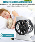 Child sleeping near S97012026 Fan, 696N-R02 B Unit Motor Assembly Replacement for Broan 688-K, displaying effective noise reduction.