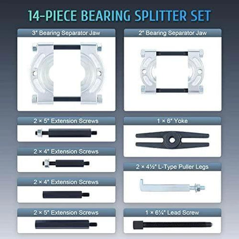 Bearing Puller & Separator Kit - 5 Ton Capacity - Buy Bearings online - Fast US Shipping