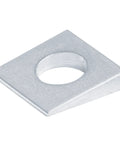 Beveled Square Structural Washers For Five Eighths Bolts And I Beams In Low Carbon Steel With Electro Galvanized Finish