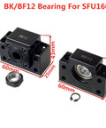 BK/BF12 Bearing supports for CNCYEAH Ball Screw SFU1605 850mm Diameter 16mm, 5mm Pitch Ball Screw Kit.