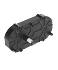 Stepper Rotation Motor 270 Degrees Auto Instrument Machine, 2.9 x 5.9cm, Black, rear view showing mounting points