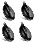 4 Pack Black Adhesive Cabinet Knobs Peel And Stick No Drilling Self Adhesive Drawer Pulls for cabinets and drawers