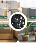 Eight Piece Self Adhesive Caster Wheels For Kitchen Appliances, 360 Degree Swivel Universal Wheel Rollers with five beads shown on various furniture and storage items