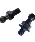5pcs 10mm Ball Studs with Hardware, M6 Ball Screws 6mm Female Thread x 1/2" Long Shank for Gas Struts Lift Support Strut Fitting in black