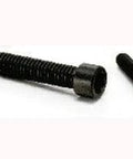 ✝️ SNS-M6-16-SD NBK Black Socket Head Cap Screws - Small Head - 10-Pack - Made in Japan, shown in front view