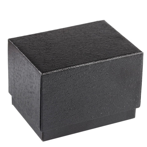 Black gift box packaging for Pack of 2 Round Resin Aquamarine Drawer Knobs With Screws, elegant protective storage