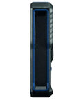 Side view of a Blaze laser distance meter used to effortlessly capture precise room dimensions and layout distances, compact design.
